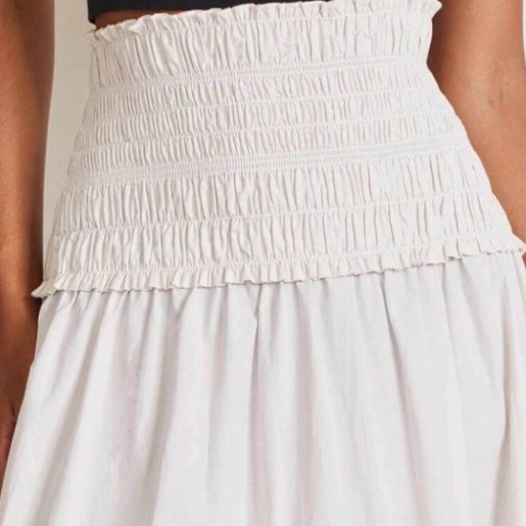 Apiece Apart New York Cream Ora Smock Maxi Skirt Size Small 36288 - Picture 3 of 13